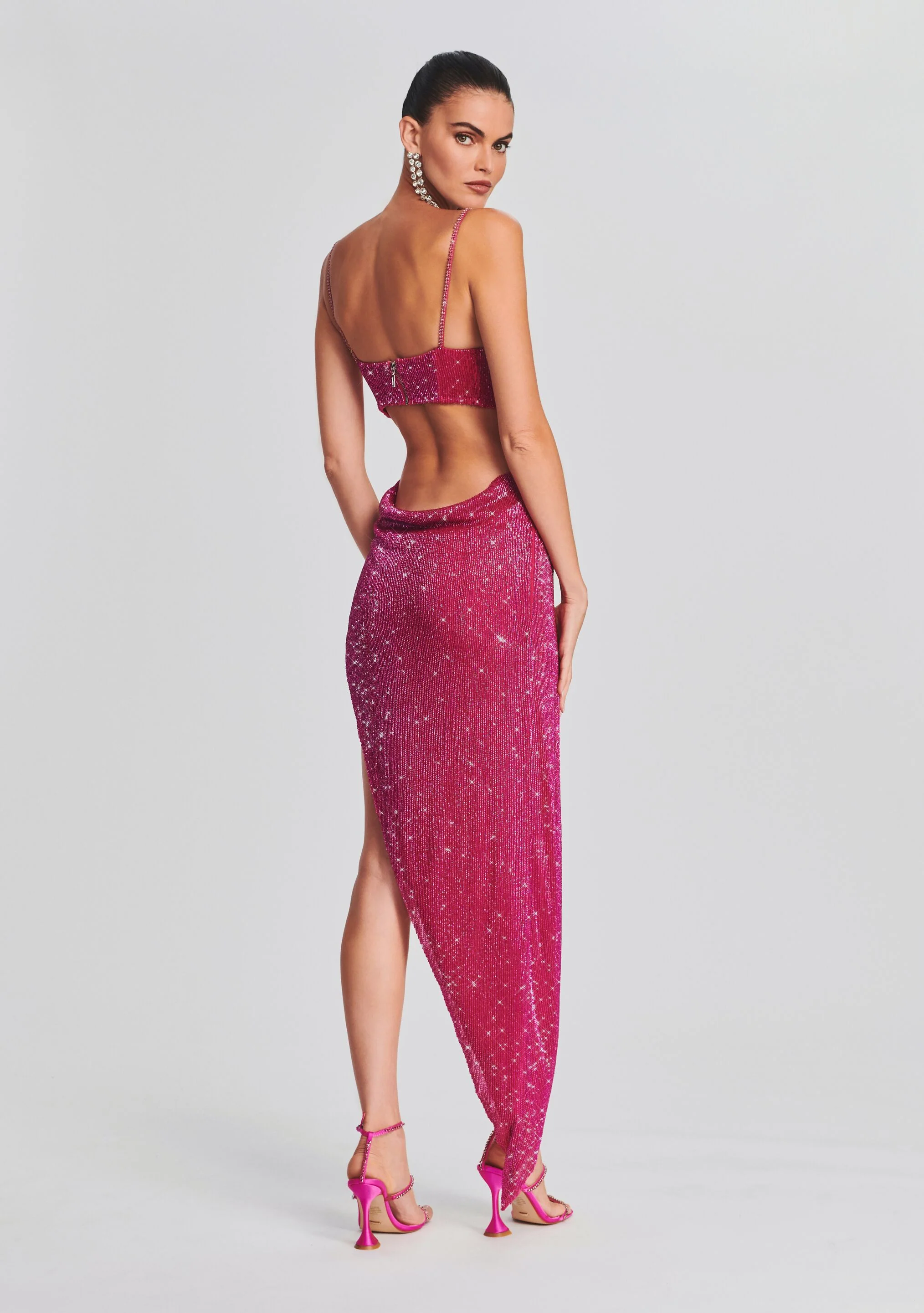 Topaz Glass Beaded Dress - Image 4