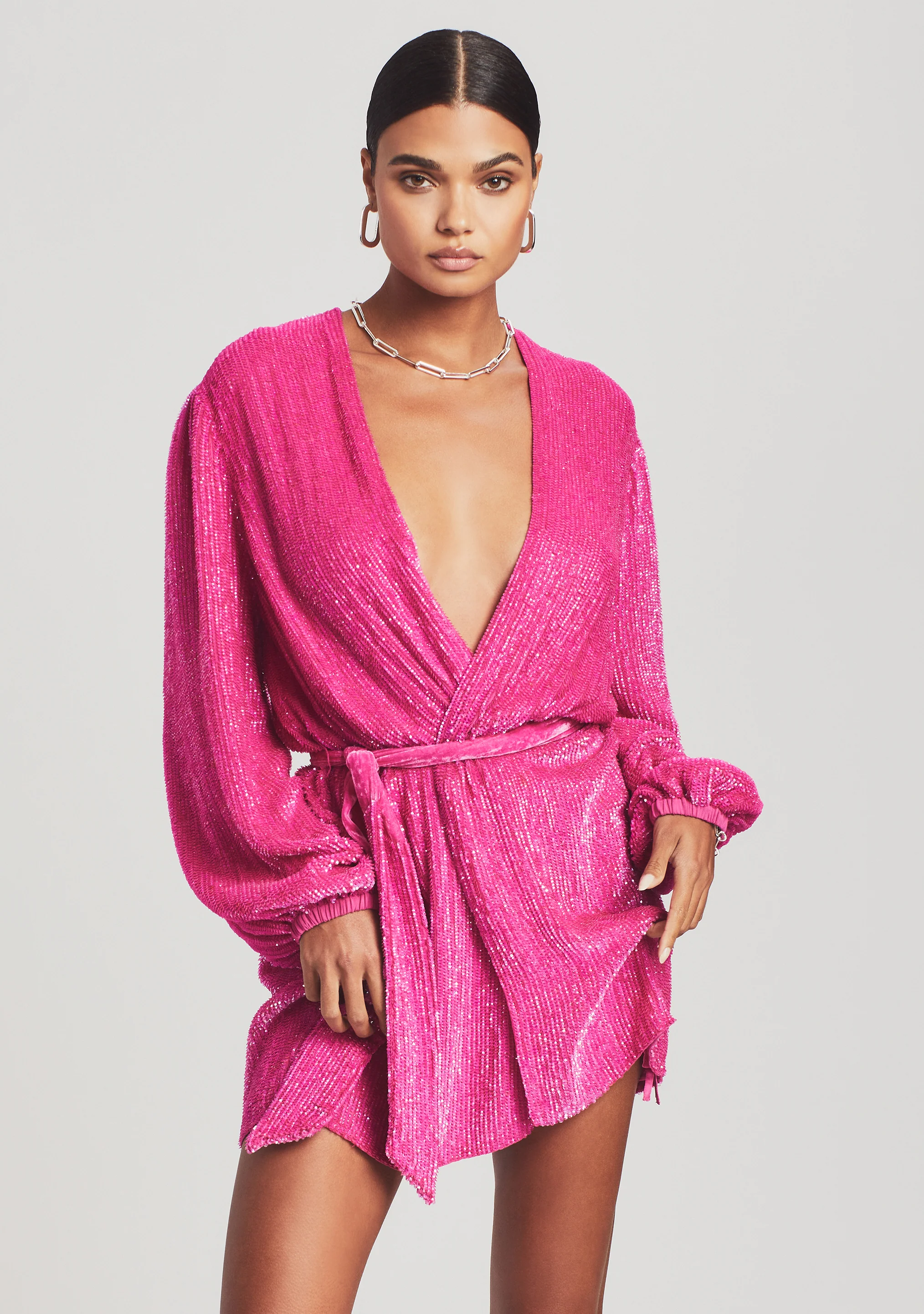 Gabrielle Sequin Robe - Image 6