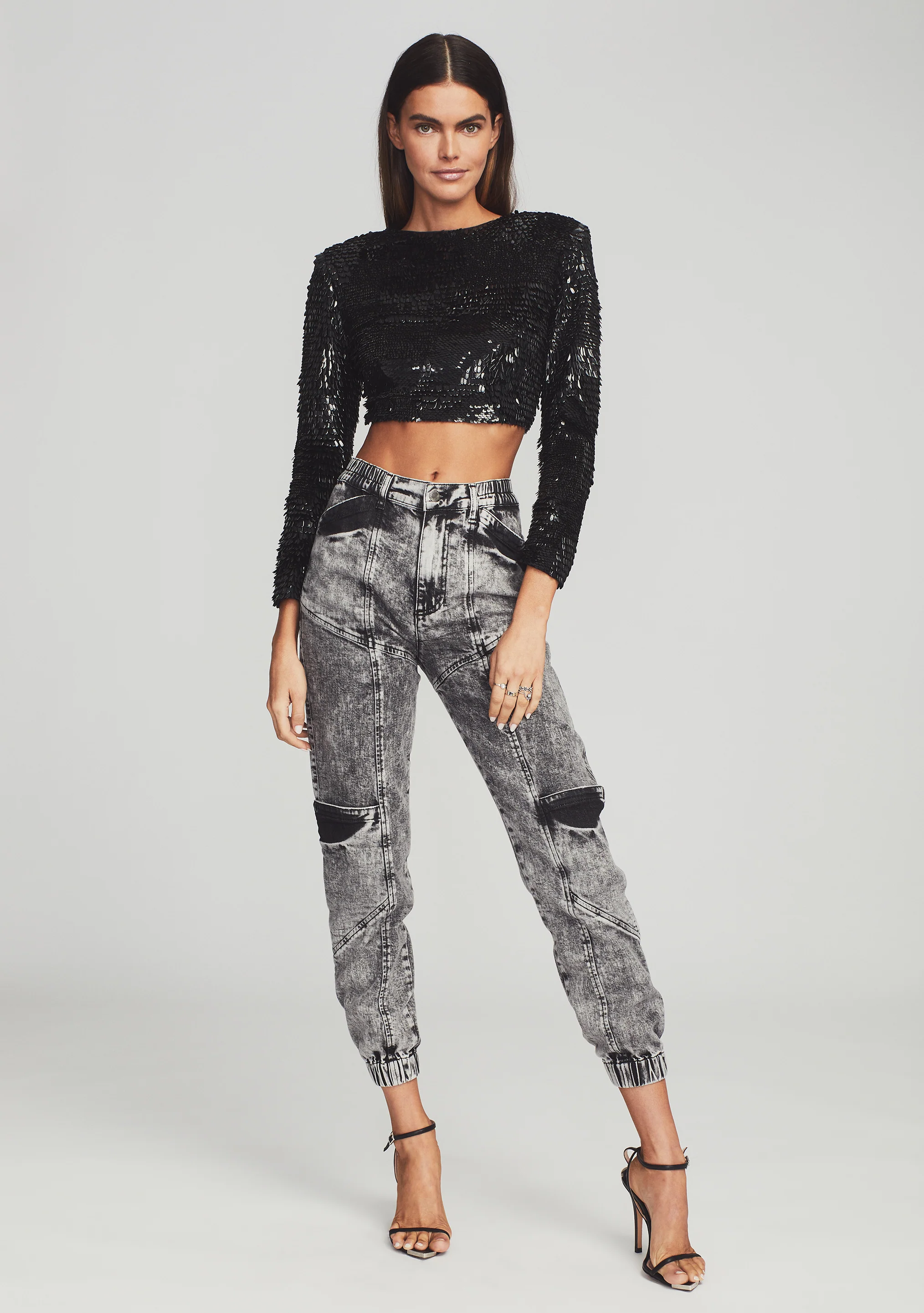 Leanne Feather Sequin Top - Image 6