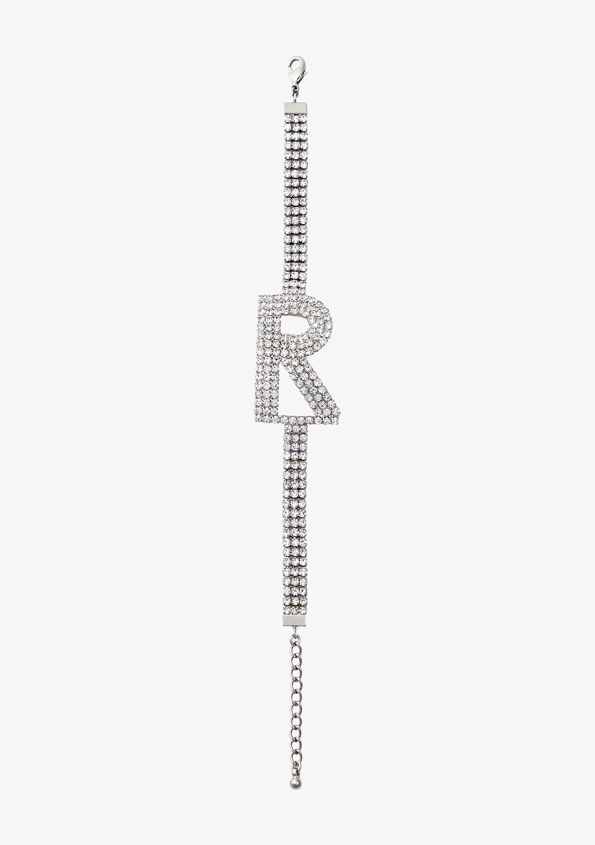 Rhinestone Alphabet Letter Bracelet - Image 15